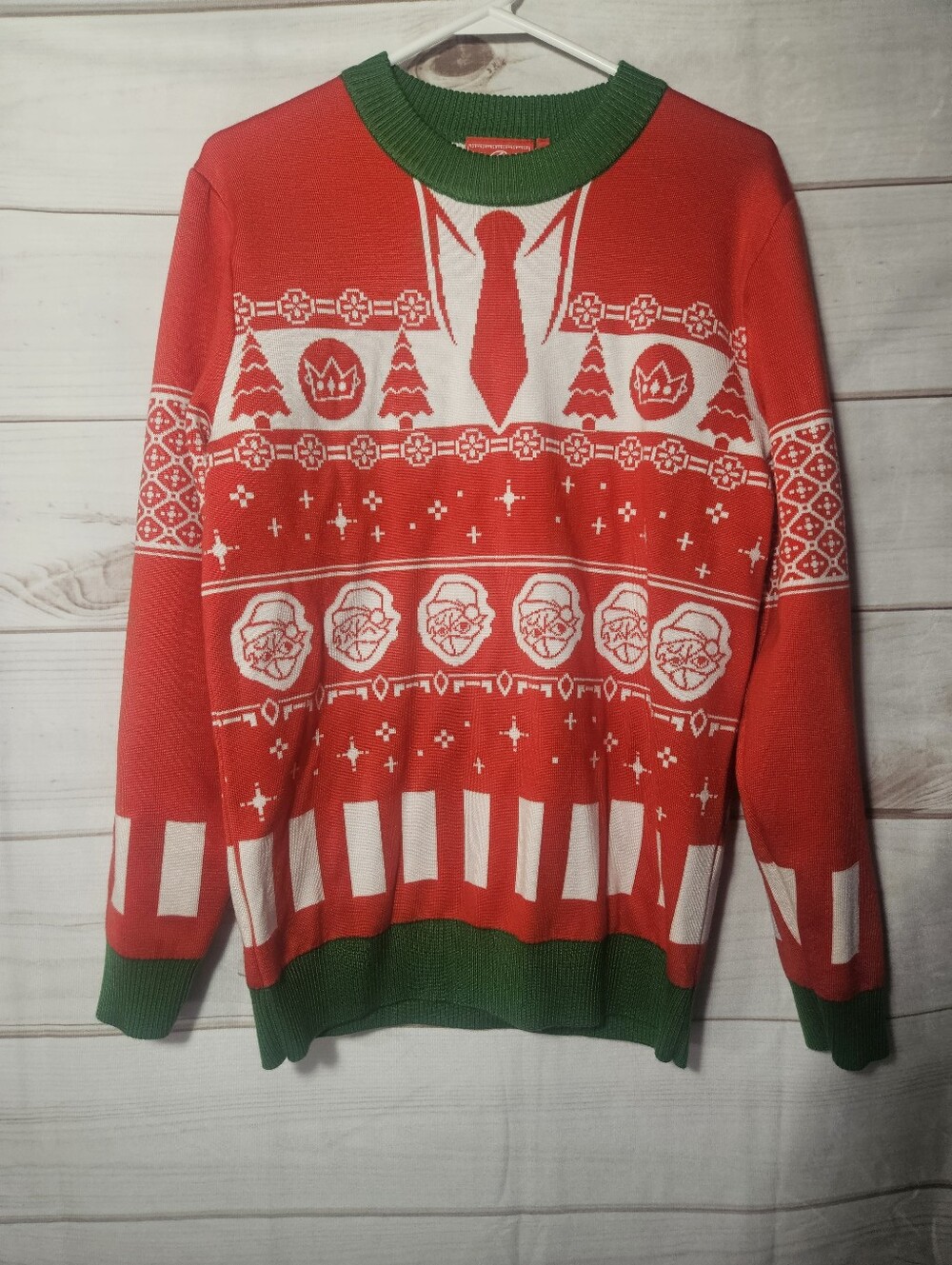 Ranboo Limited Edition Christmas Sweater Revolt Enterprises - Red/Green Festive